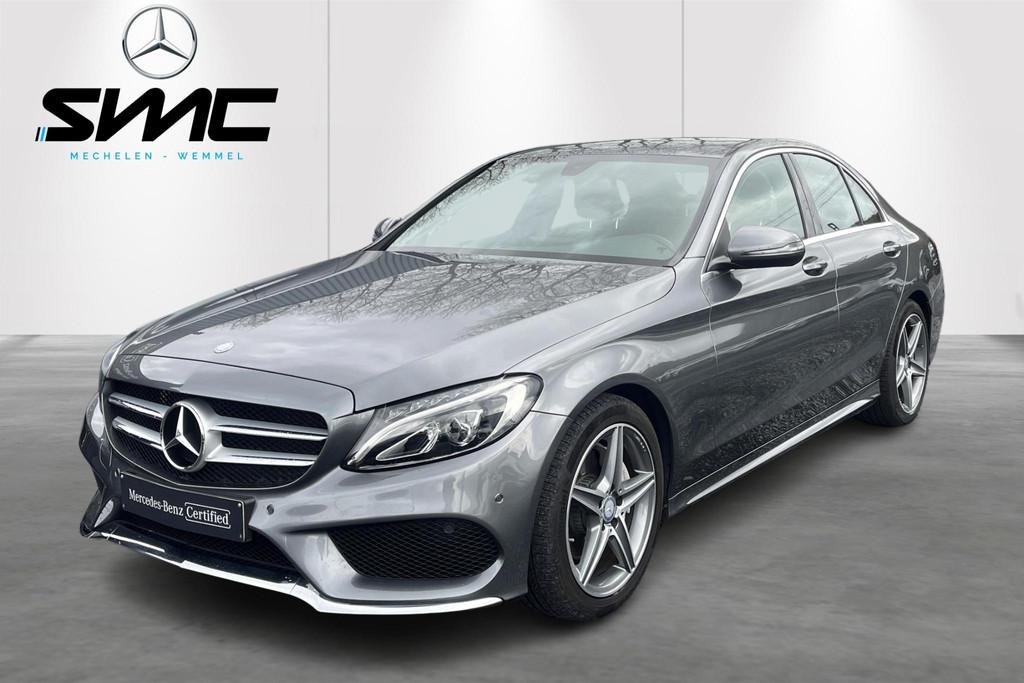 Mercedes-Benz C-klasse C 180 AMG Line, Auto's, Mercedes-Benz, 4 deurs, Gebruikt, 4 cilinders, 700 kg