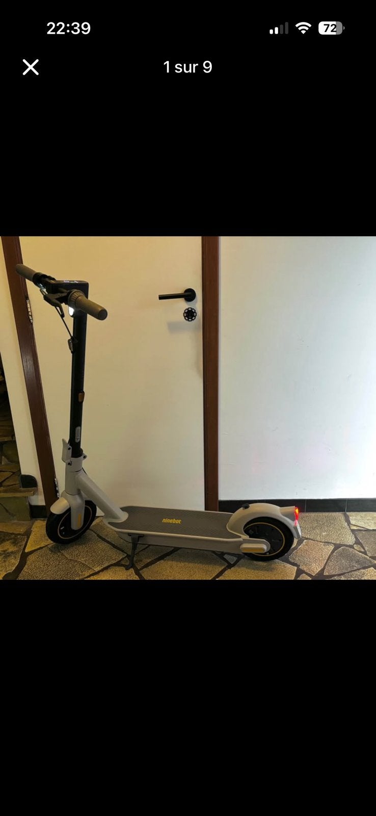 Ninebot segway elektrische scooter, Fietsen en Brommers, Steps, Zo goed als nieuw, Elektrische step (E-scooter), Ophalen