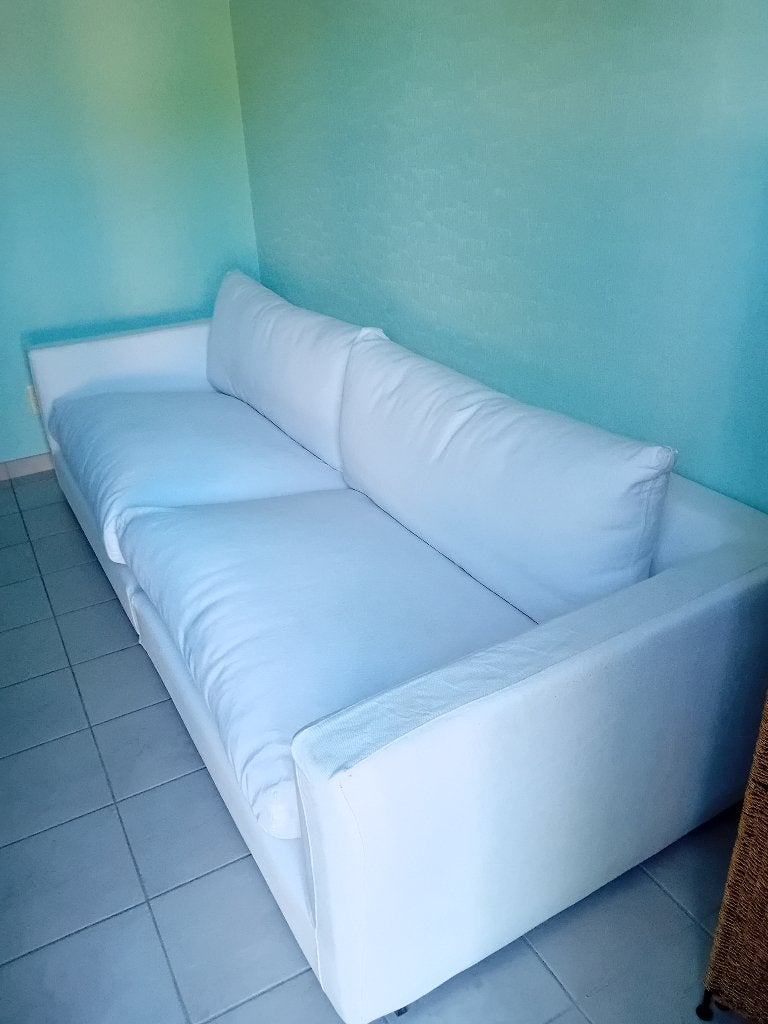 Zetel Flexform Wit, Maison & Meubles, Canapés | Salons, Utilisé, Banc droit, Quatre personnes ou plus, 250 à 300 cm, 100 à 125 cm