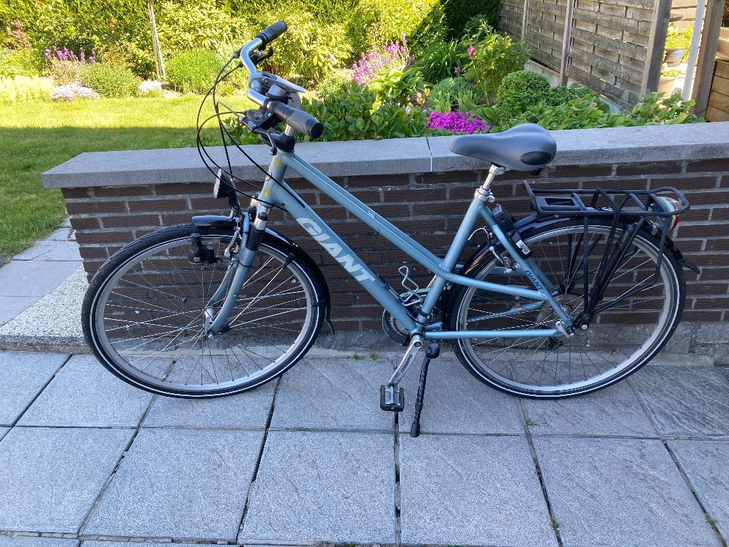 Damesfiets Giant, 8 versnellingen, bel, houder drinkbus, ..., Enlèvement, Comme neuf, Giant, Vitesses