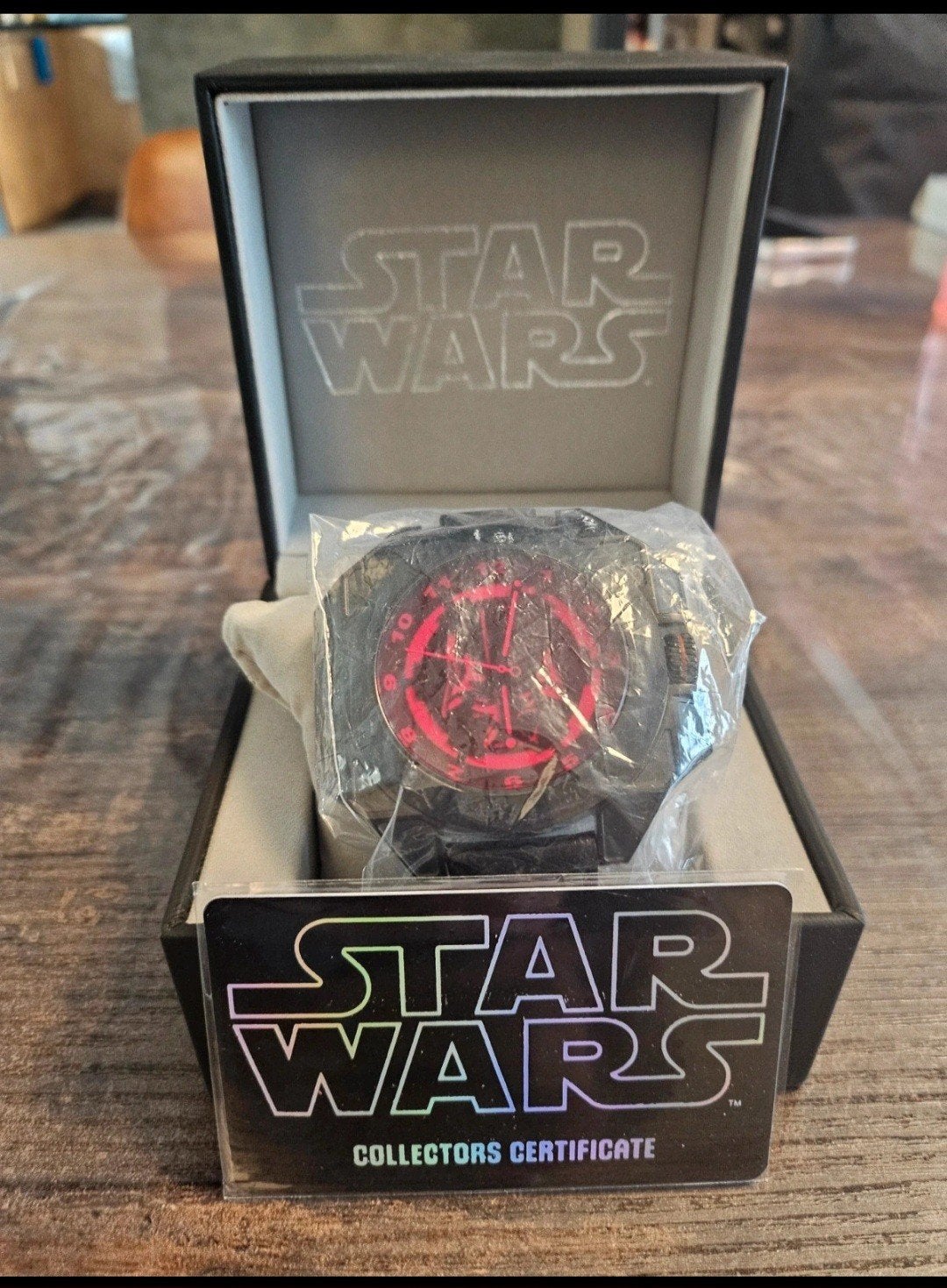 Star Wars horloge - Darth Vader, Ophalen of Verzenden, Leer