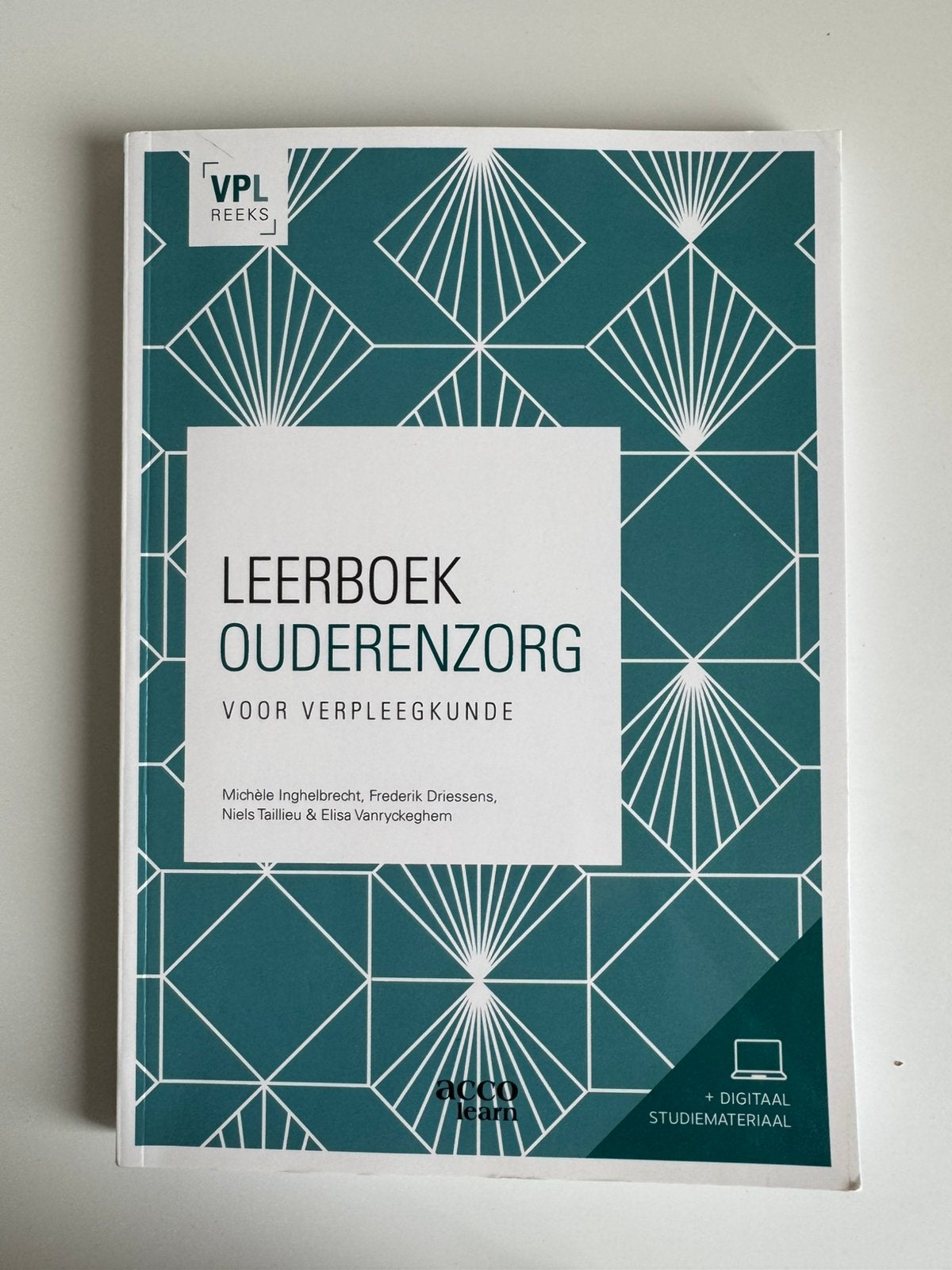 Leerboek ouderenzorg voor verpleegkunde, Boeken, Ophalen, Zo goed als nieuw, Hogeschool