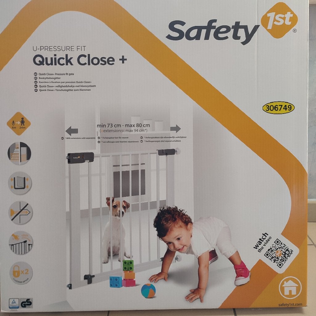 Barrière enfant, Enfants & Bébés, Barrières, Enlèvement, Comme neuf, Métal ou Fer, Barrière de sécurité