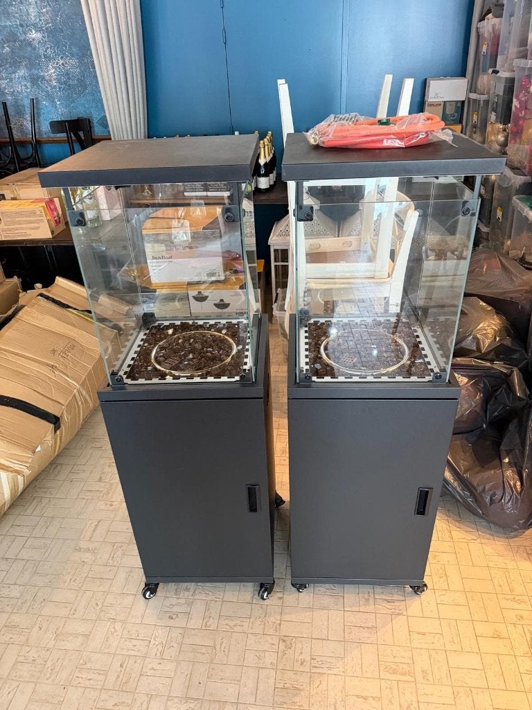 Terrasverwarmer, Ophalen, Draaibaar, Nieuw, Vloer