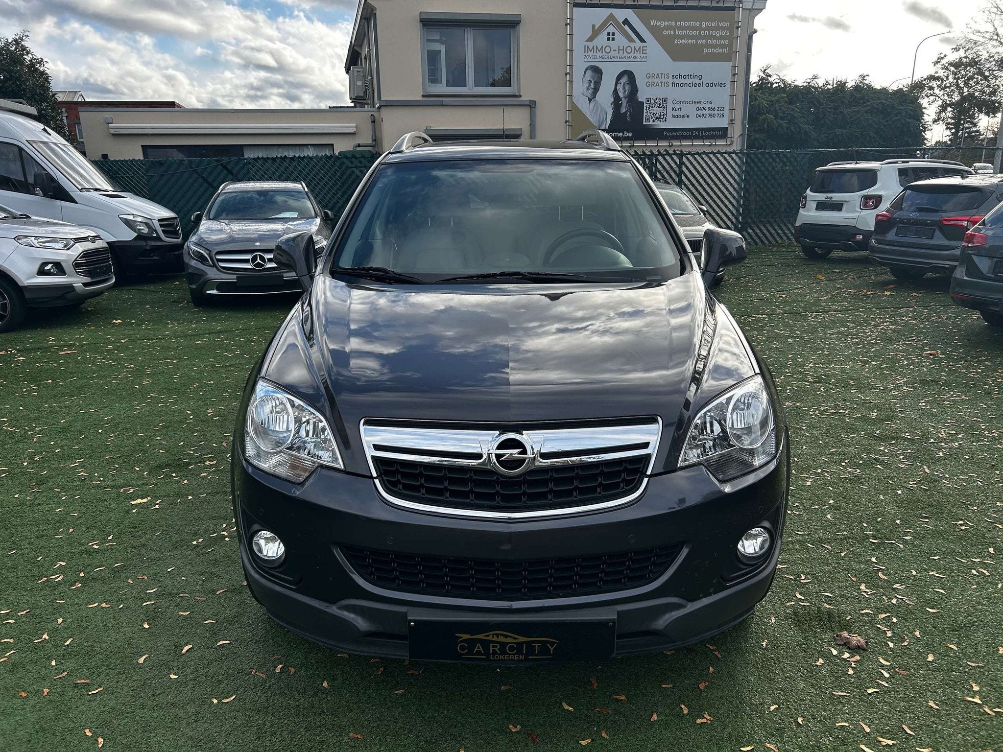 Opel Antara 2.2 CDTI 4x2  AUTOMAAT  91193 KM  LEDER, Auto's, Euro 5, Gebruikt, Beige, 4 cilinders