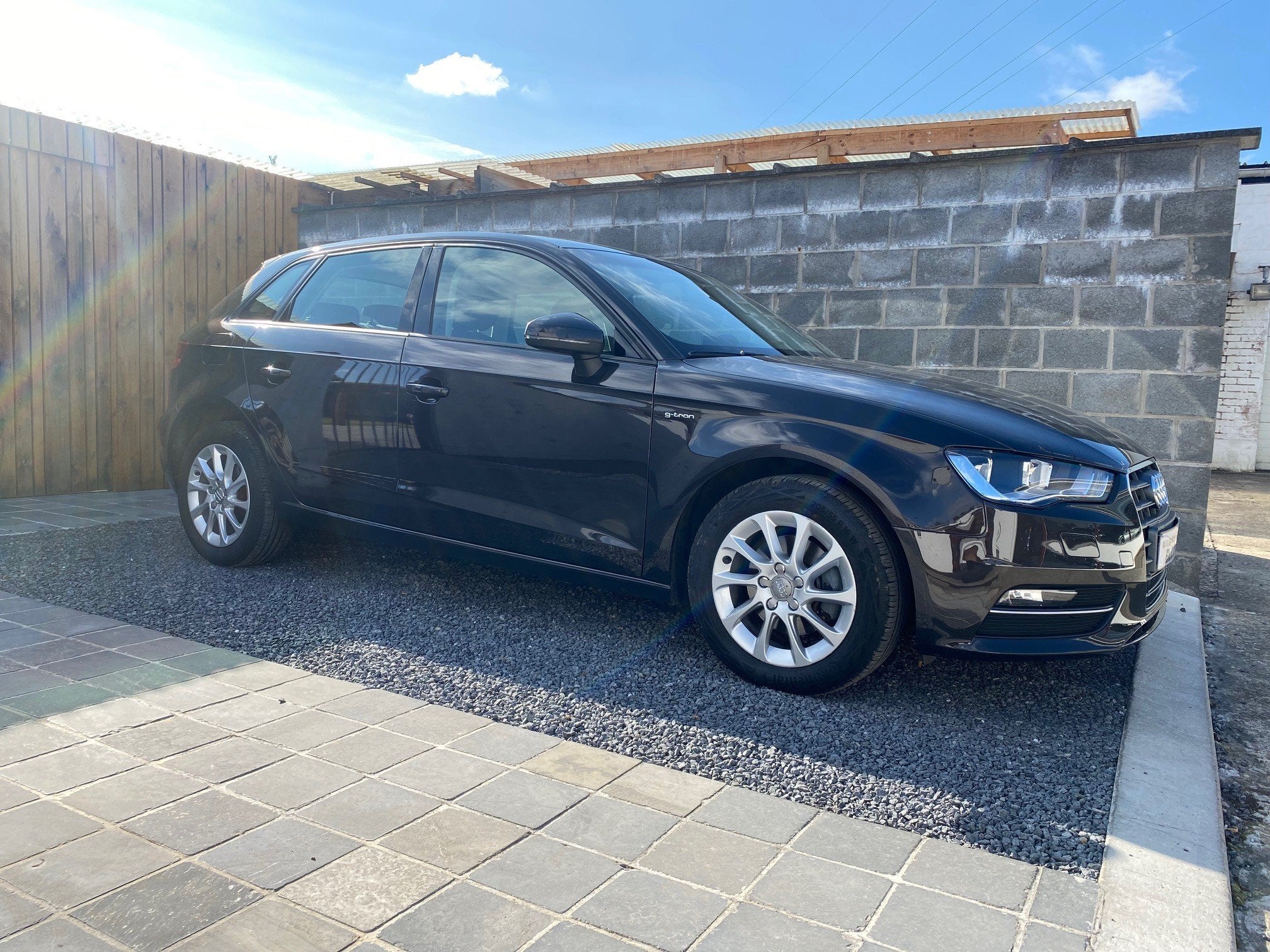 Audi A3 1.4 TFSI Attraction G tron Navigatie BT Pdc, Autos, Climatisation automatique, Euro 6, Entreprise, Noir