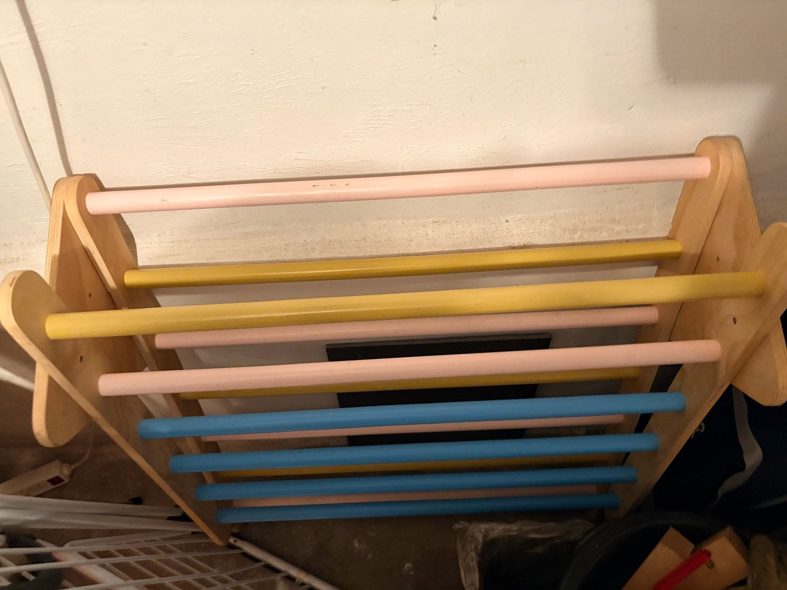 Buxibo Houten Klimrek Naturel - Montessori, Ophalen, Zo goed als nieuw