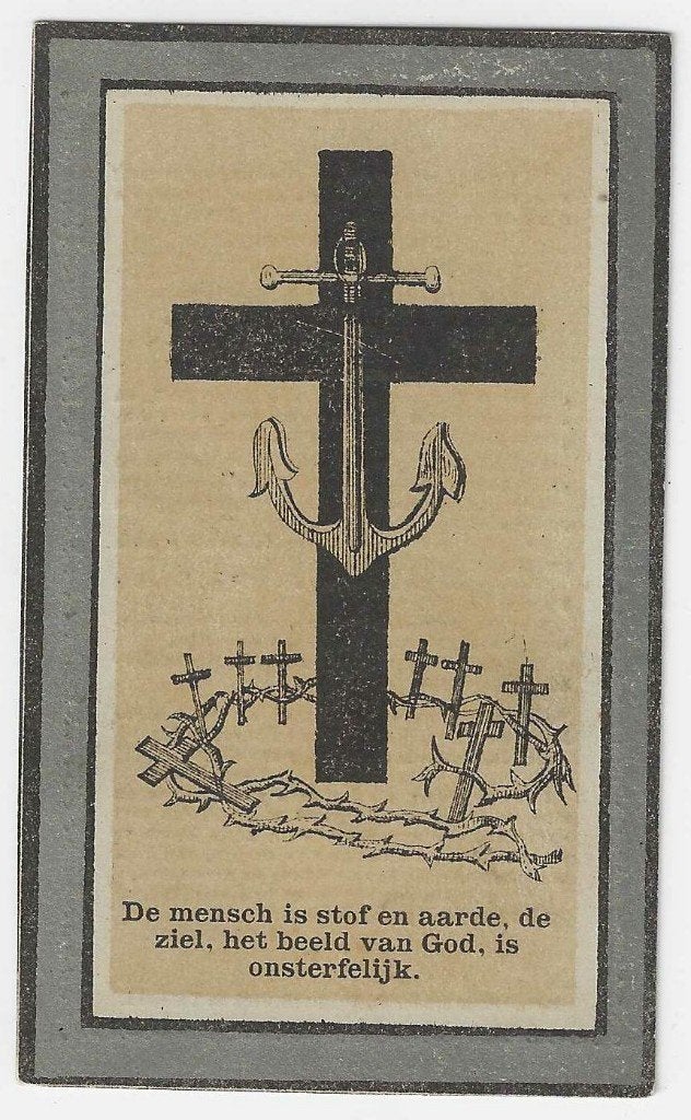 Maria Vandermolen, Hoegaerden 1863 - Hoegaerden 1882, Ophalen of Verzenden, Bidprentje