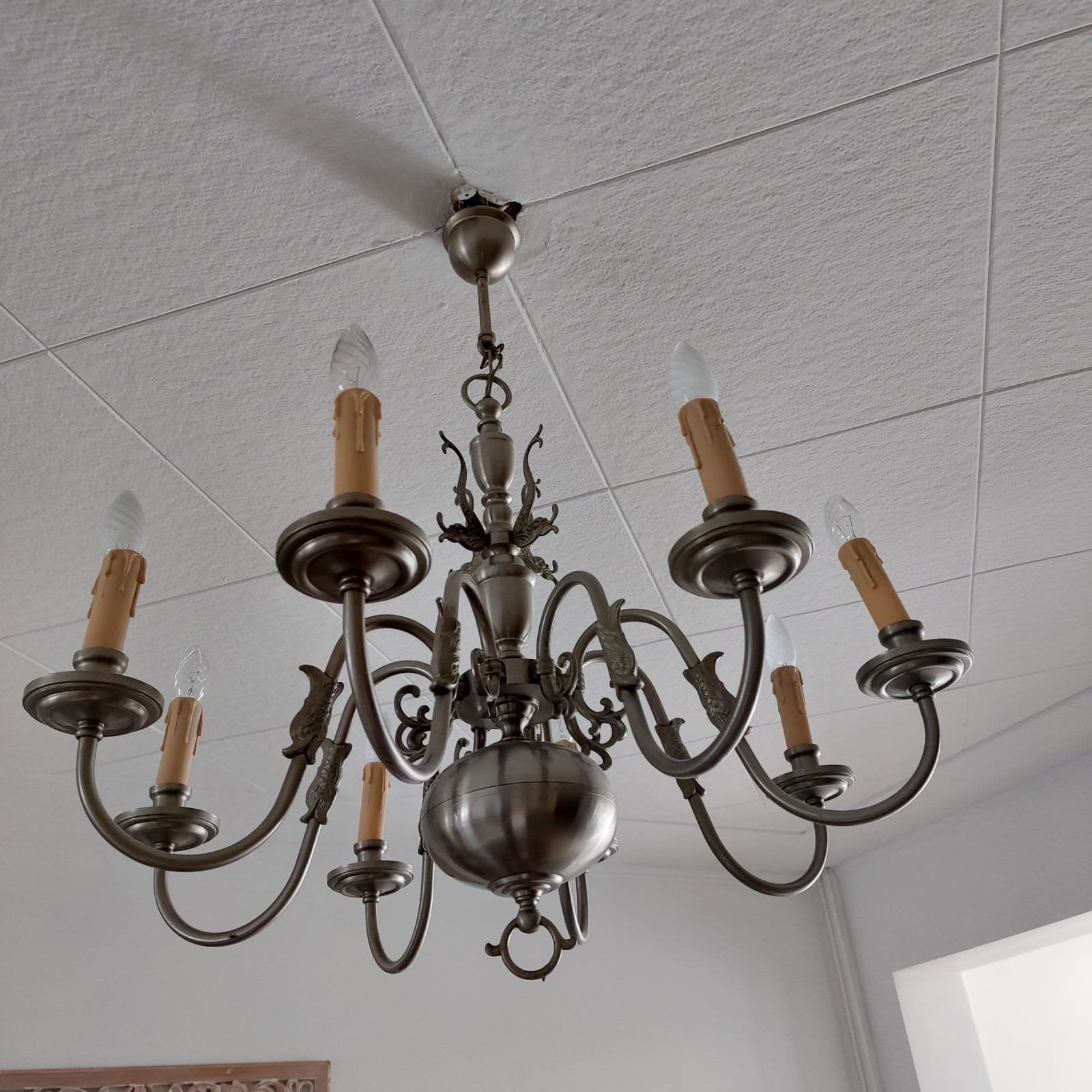 Klassieke Kroonluchter, Huis en Inrichting, Lampen | Kroonluchters, Ophalen of Verzenden, Zo goed als nieuw