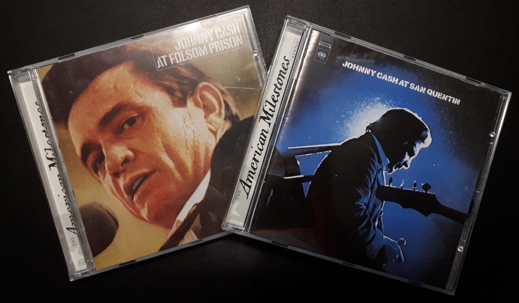 JOHNNY CASH - San Quentin & Folsom prison ( 2 CDs ), Cd's en Dvd's, Verzenden, Zo goed als nieuw, Inclusief boekje
