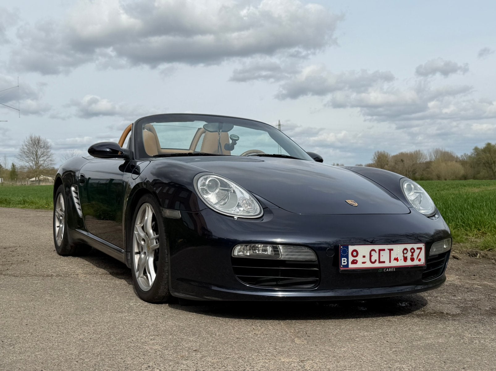 Porsche Boxter 2.7i / Manuelle / Carnet d’entretien, Autos, Cuir, Achat, 176 kW, Beige