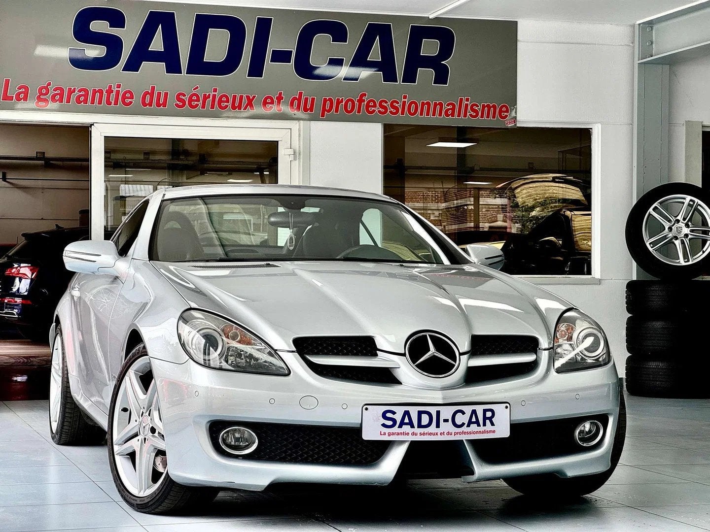 Mercedes-Benz SLK SLK200 Kompressor 184cv - PACK AMG SPORT E, Autos, Cuir, Achat, 135 kW, Entreprise