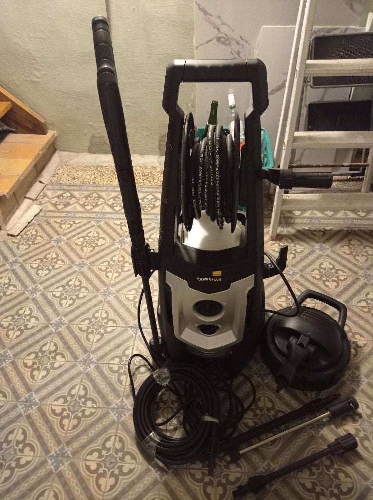 hoge drukreiniger, Tuin en Terras, Hogedrukreinigers, Ophalen, Met autostop en -start, Zo goed als nieuw, Powerplus gardenpro