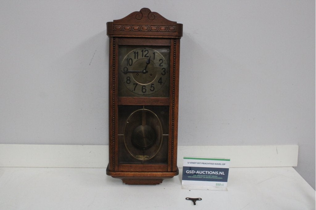 Antieke Regulateur Wandklok