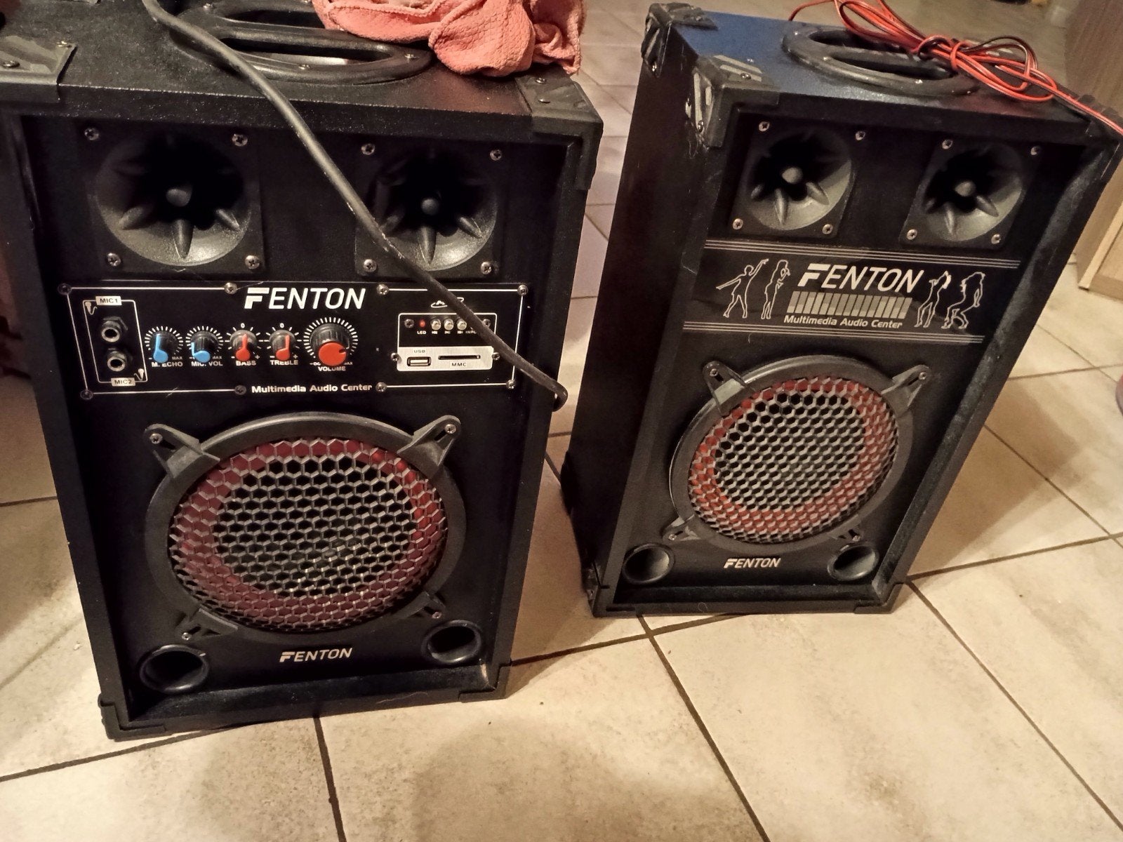karaoke set fentom 400w, Ophalen