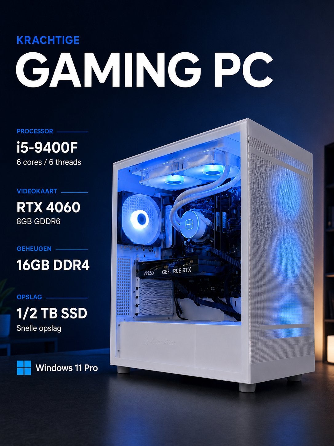 Gaming Pc, Ophalen, Zo goed als nieuw, Gaming, SSD