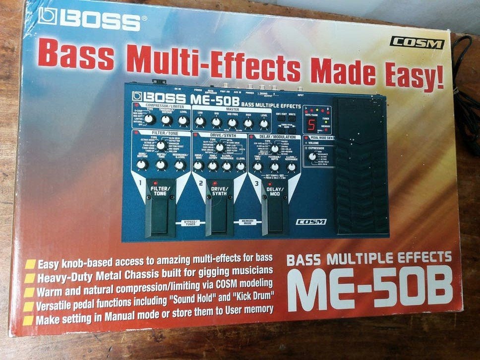 Boss ME 50B Bas multieffect, Ophalen of Verzenden, Compressor