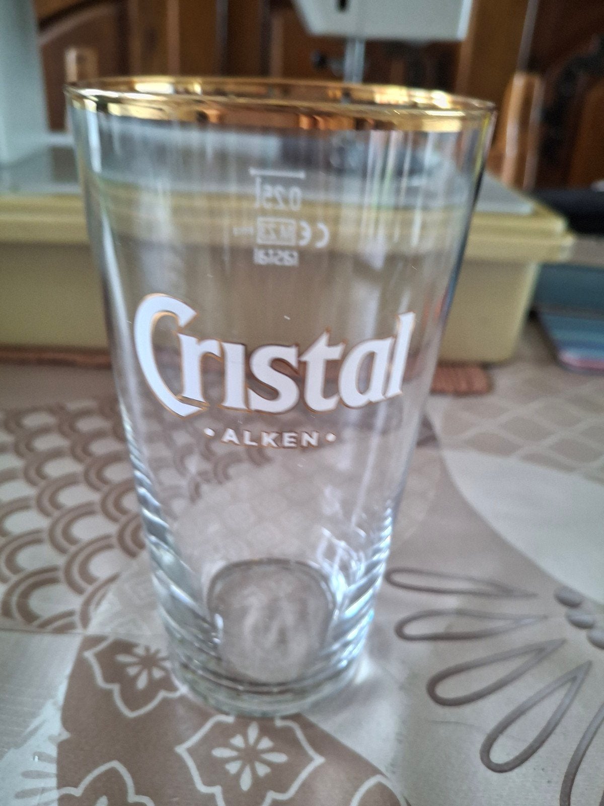 Glazen Cristal alken, Enlèvement