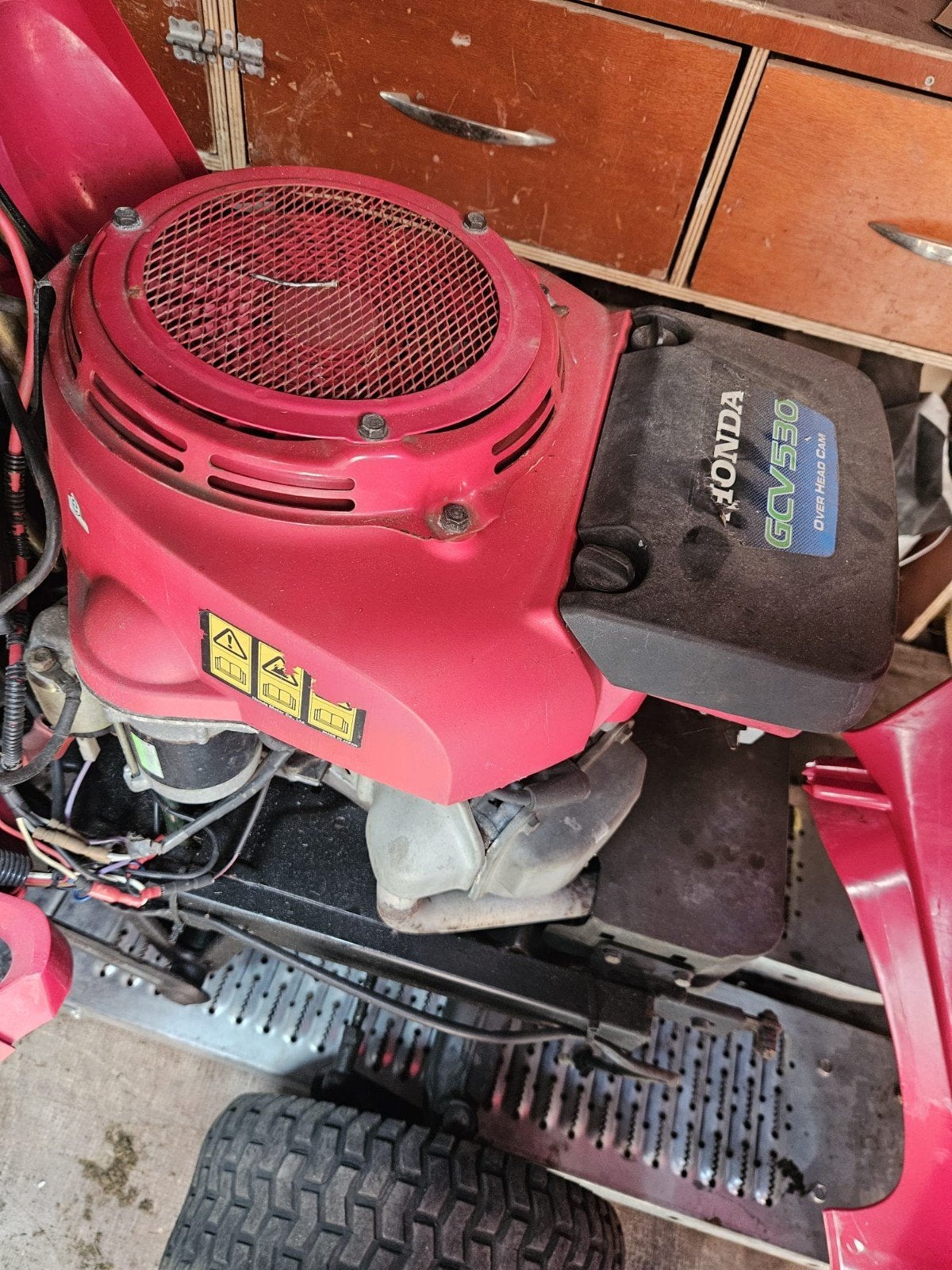 Zitmaaier Honda HF 2417, Tuin en Terras, Ophalen