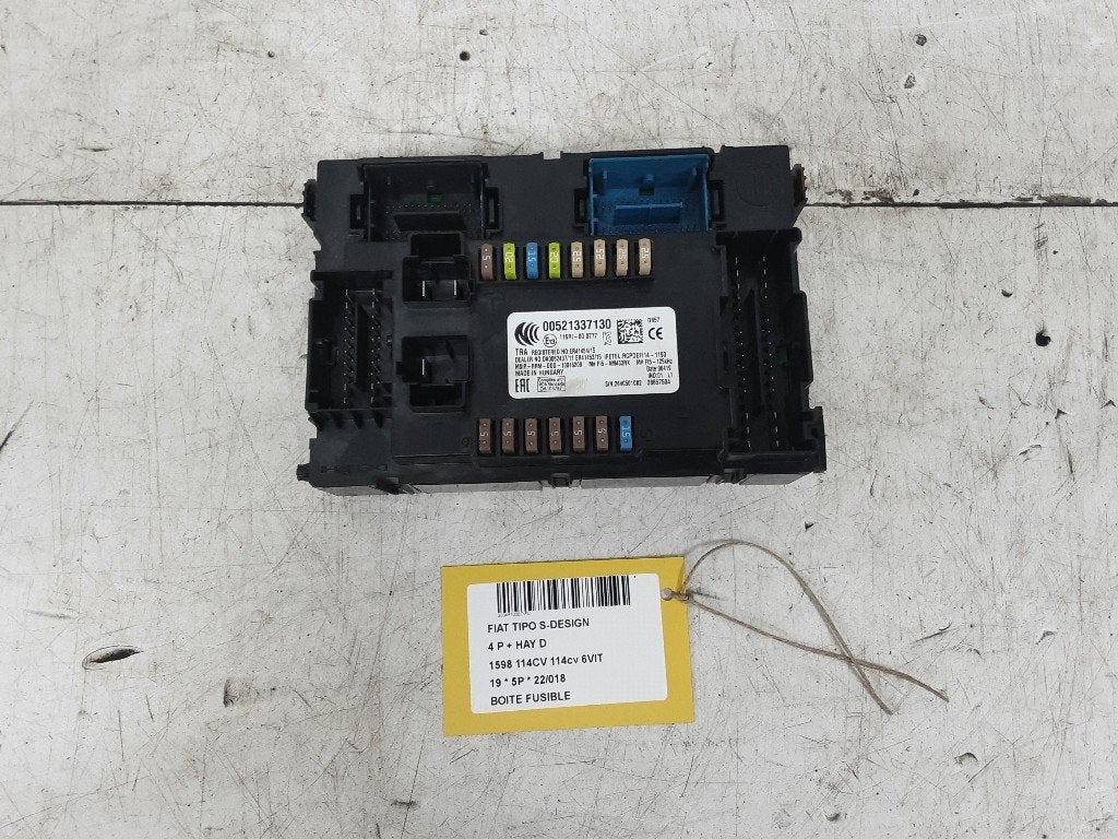 ZEKERINGKAST Fiat Tipo (356H / 357H) (00521337130), FCA Germany GmbH, Gebruikt, IPC D1-09 Bahnhofsplatz
65423  Rüsselsheim am Main, DE
