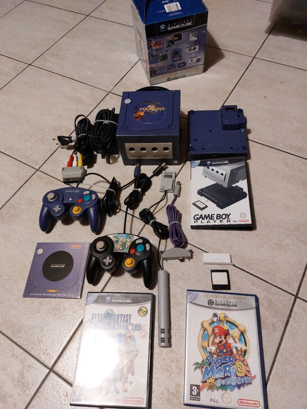Gamecube:Dol-001/Gameboy-Playe+/Disk/2 Contr/2 Games/Extra!s, Refurbished, Ophalen of Verzenden, Gekoppelde computers, 3 spelers of meer