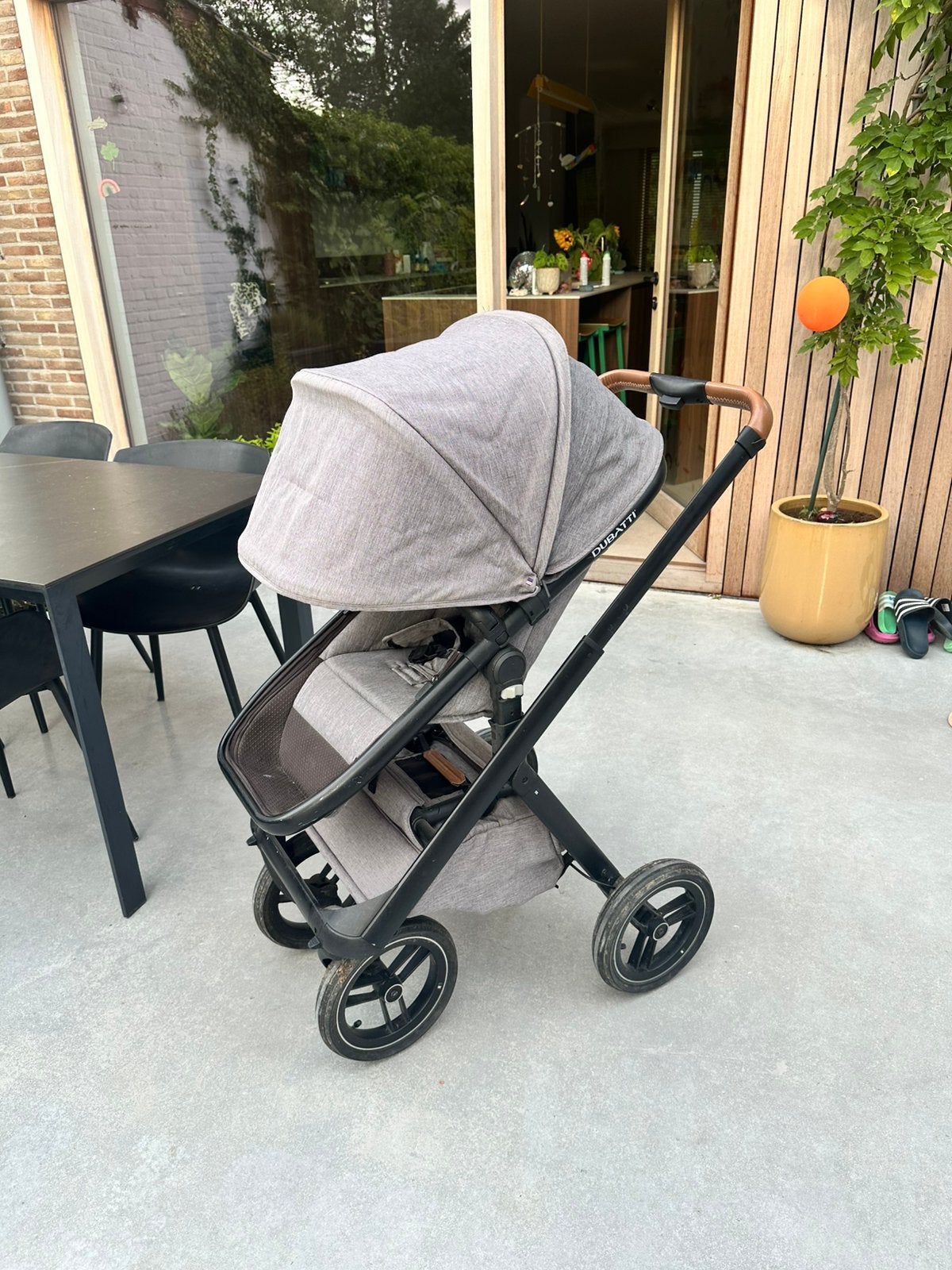 Dubatti one grijs 2 in 1, Kinderen en Baby's, Kinderwagens en Combinaties, Ophalen, Gebruikt, Kinderwagen, Overige merken