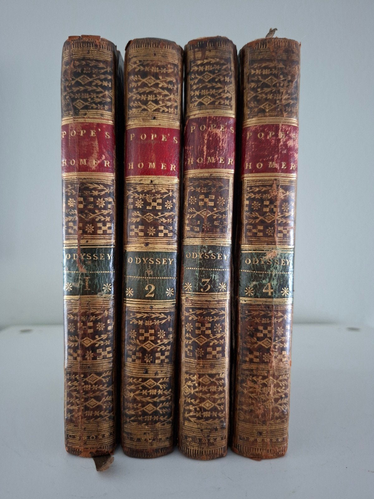 The Odyssey of Homer anno 1771 (4 Vol), Boeken, Gelezen, Europa overig, Ophalen of Verzenden, Alexander Pope