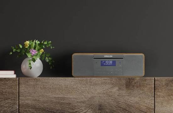 SANGEAN DDR-47 DAB+ radio met CD, Bluetooth, MP3, Audio, Tv en Foto, Radio's, Ophalen, Zo goed als nieuw, Radio