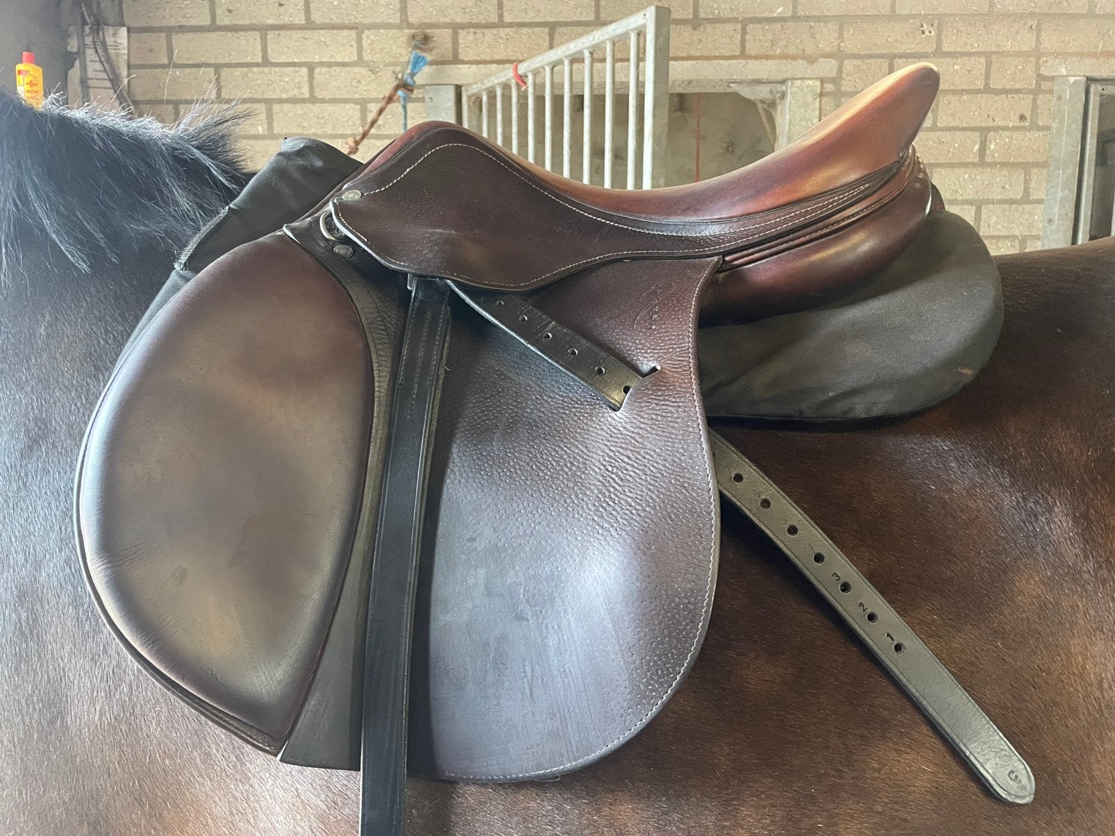 Antares 17 inch springzadel, Dieren en Toebehoren, Ophalen of Verzenden, Gebruikt, Springen