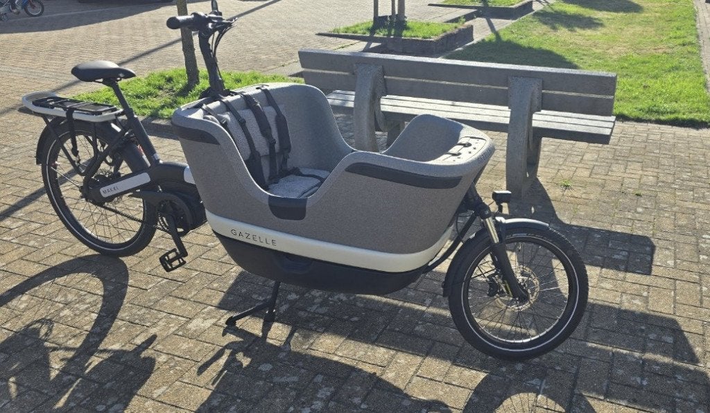 Gazelle Makki load 1004km + Veel accessoires, Électrique, Comme neuf, Enlèvement, Frein à disque