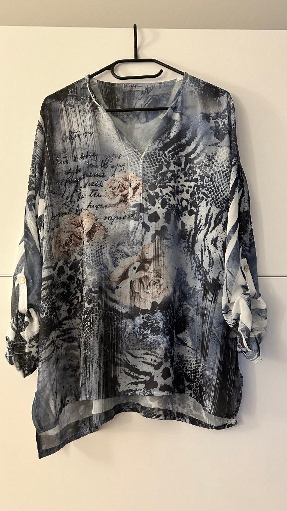 Blouse met print, Fashion Highlight, Enlèvement ou Envoi, Comme neuf, Taille 42/44 (L)