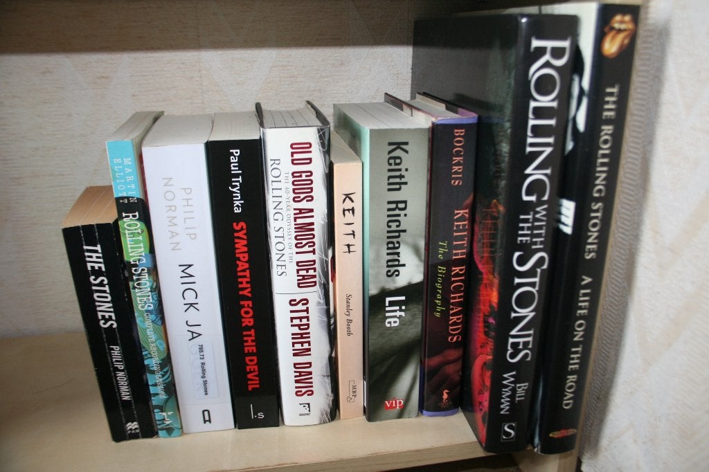 Collectie boeken RG36 rolling stones mick jagger, Boeken, Ophalen