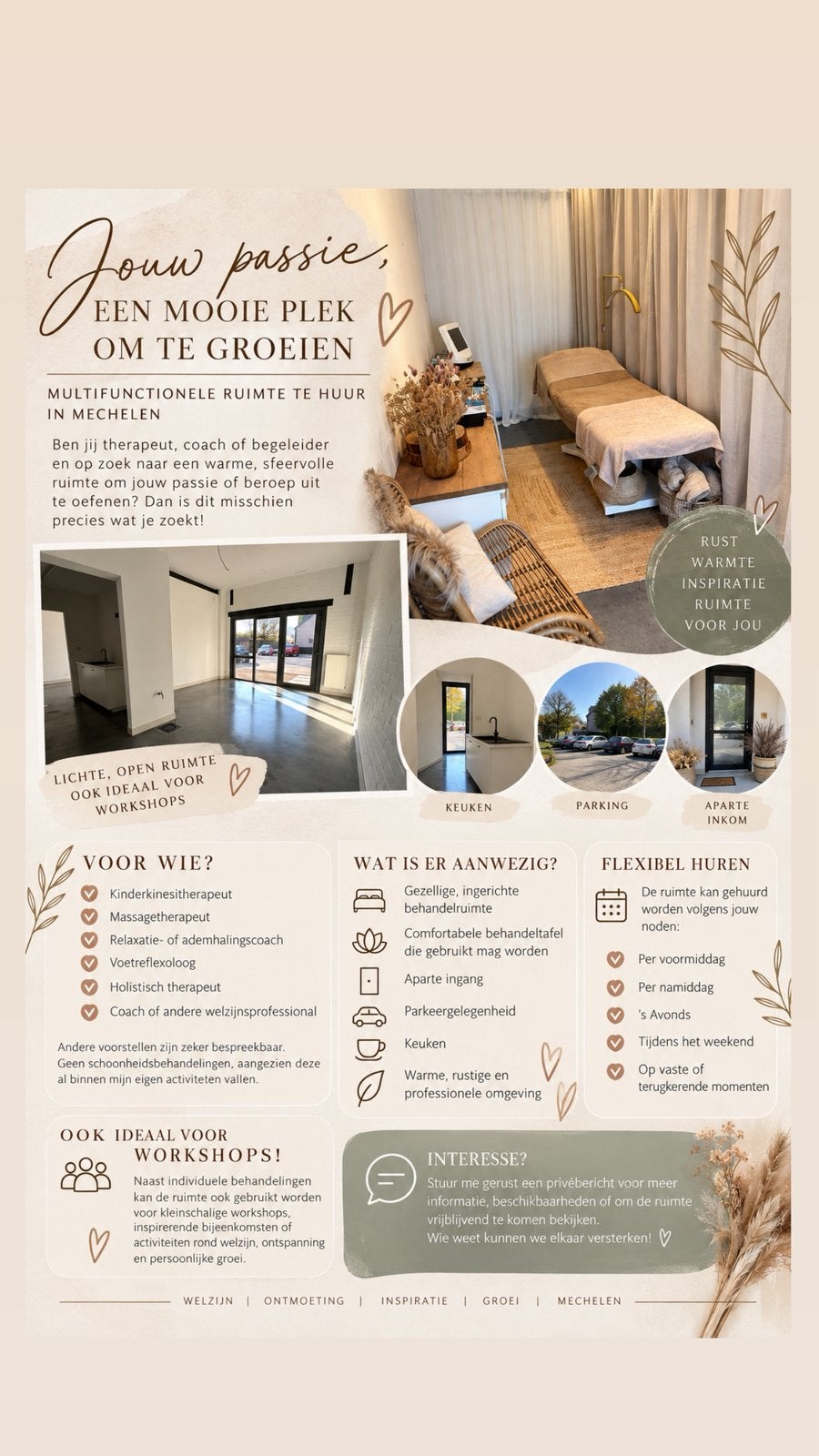 ruimte te huur mechelen