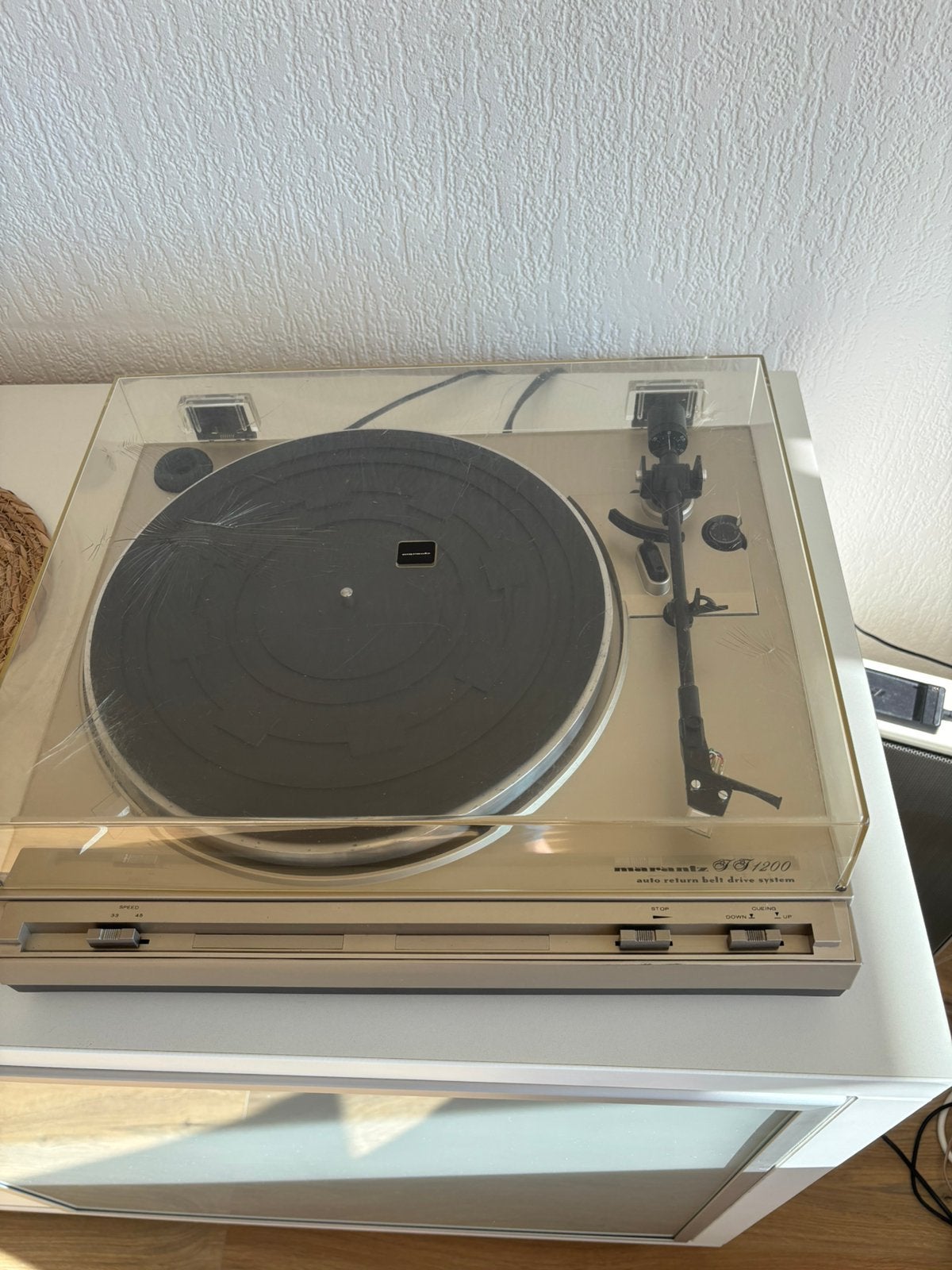 Marantz TT 1200 platenspeler, Gebruikt, Automatisch, Platenspeler, Ophalen