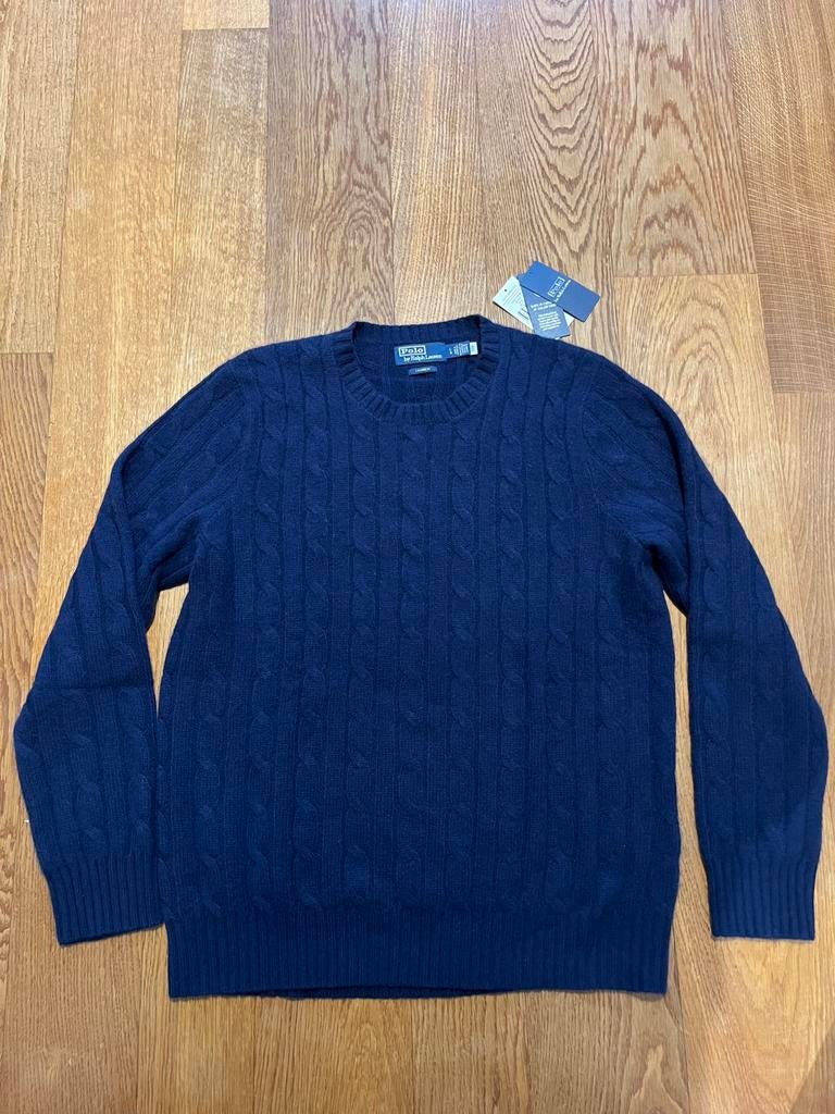 Ralph Lauren Cashmere, Verzenden, Nieuw, Maat 52/54 (L), Blauw
