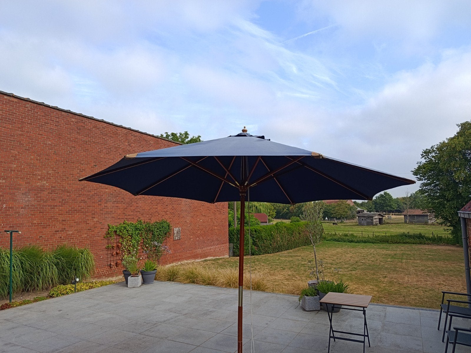 parasol diameter 3,6m, Tuin en Terras, Ophalen