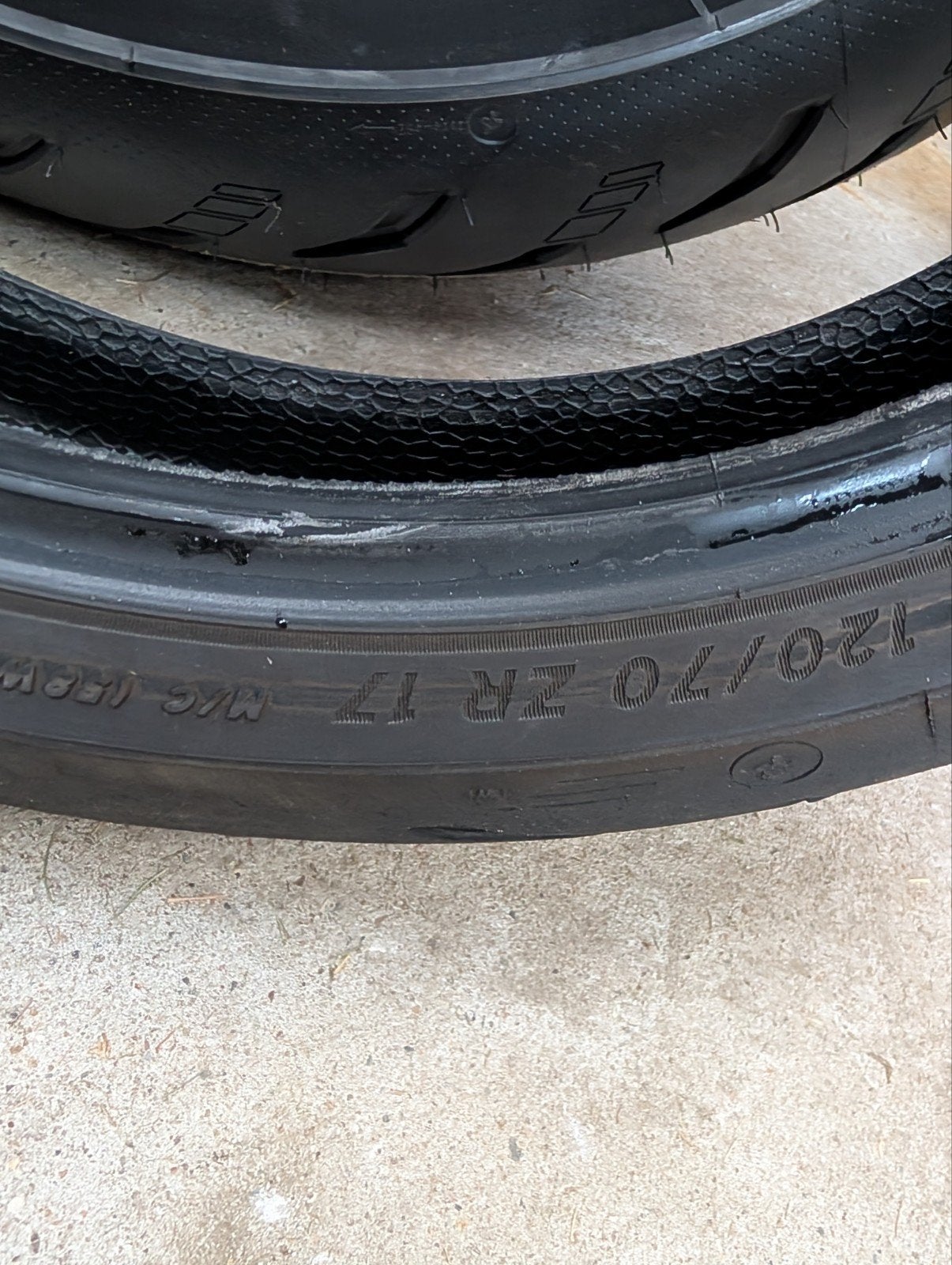 Michelin Pilot road 5 met 4000 km erop, Ophalen