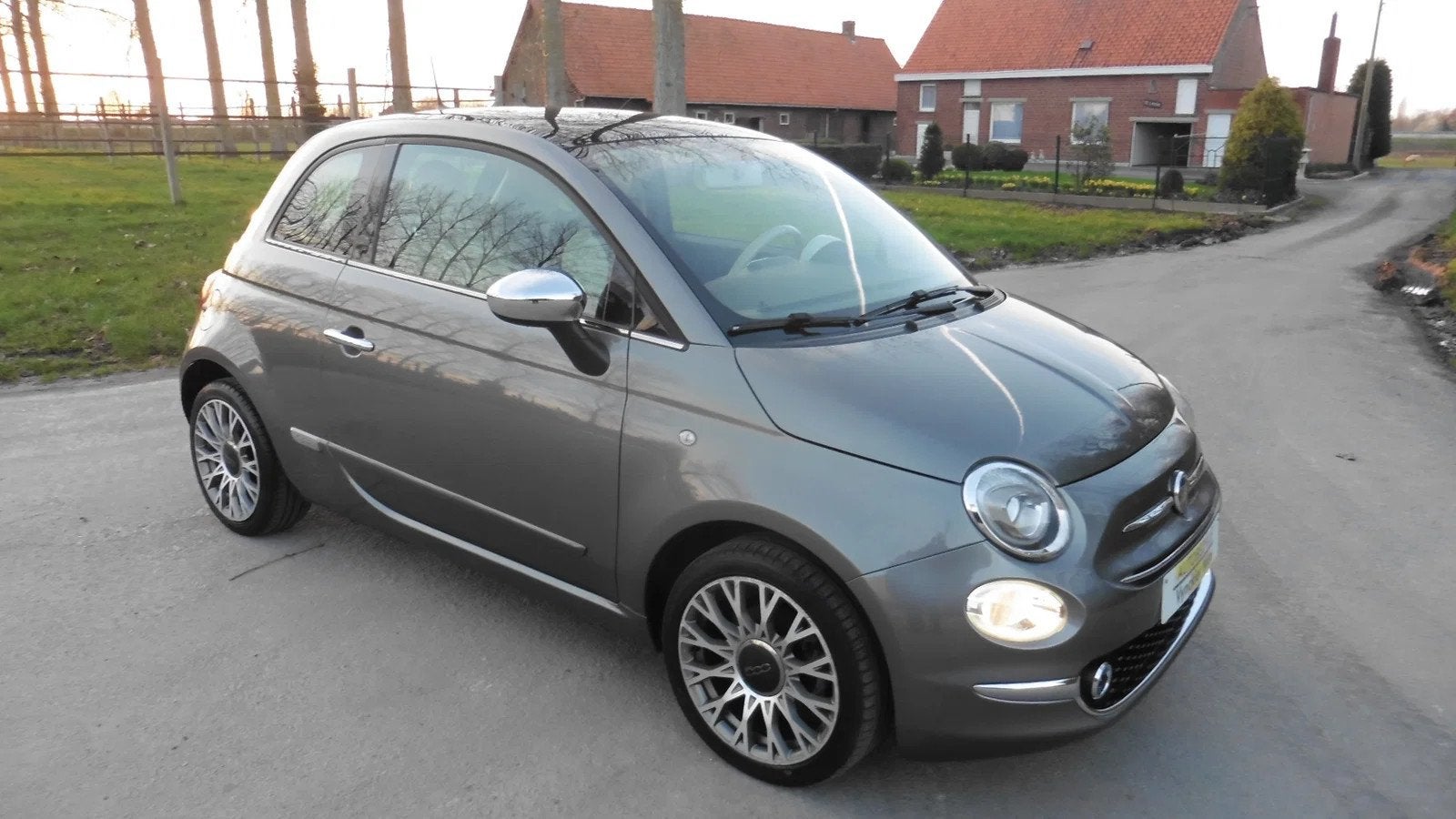 Fiat 500 Gps,el.airco .42000km. Als nieuw, Autos, 1242 cm³, Argent ou Gris, Achat, Entreprise