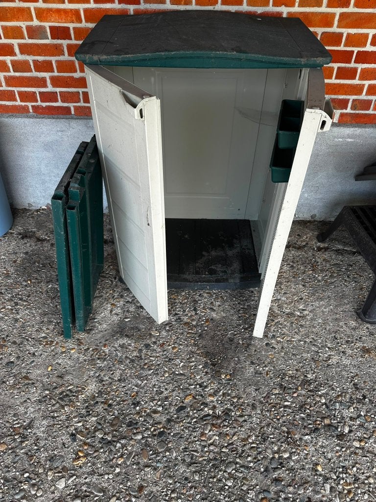 Kunststof Tuinkast / Opbergkast voor Buiten, Tuin en Terras, Ophalen, Gebruikt, Kunststof, Overige typen