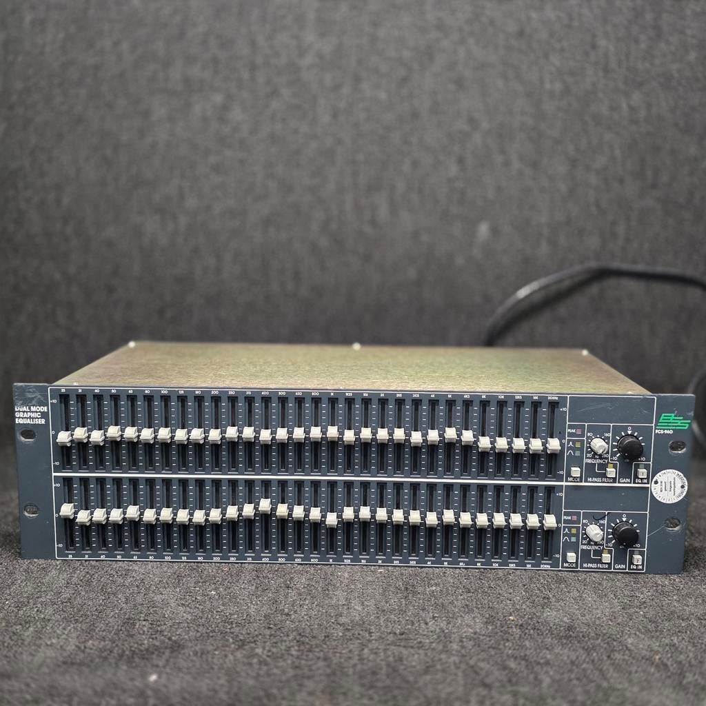 Égaliseur BSS FCS-960 2 x 30 bandes, Enlèvement ou Envoi