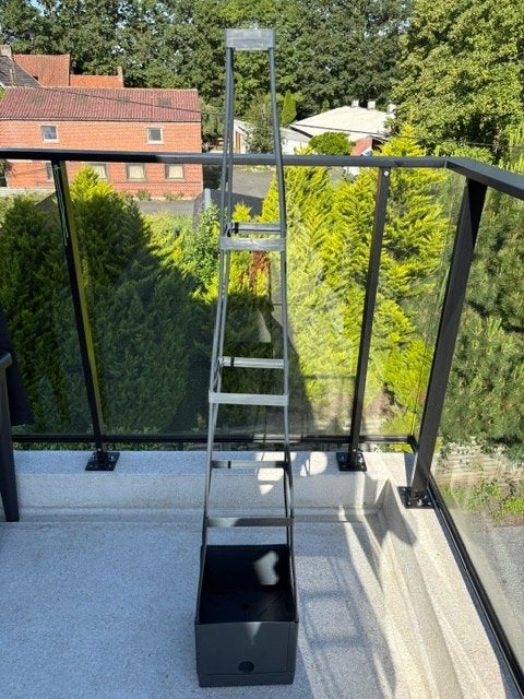 Tomatenplantenbak met rek – goede staat, Ophalen, Gebruikt, Kunststof, Balkon
