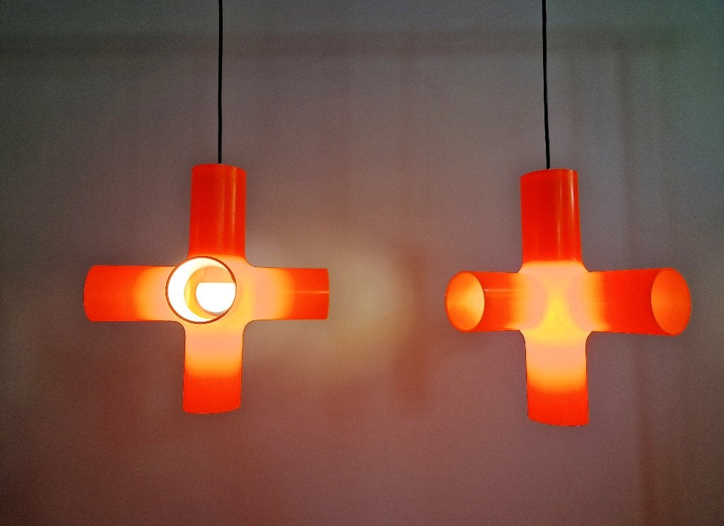 Crosslight Orange, Jan Melis & Ben Oostrum, Dark (België), Kunststof, Gebruikt, Dark, Vintage
