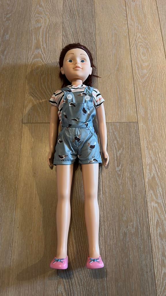 Pop 80cm, Kinderen en Baby's, Speelgoed | Poppen, Ophalen, Gebruikt