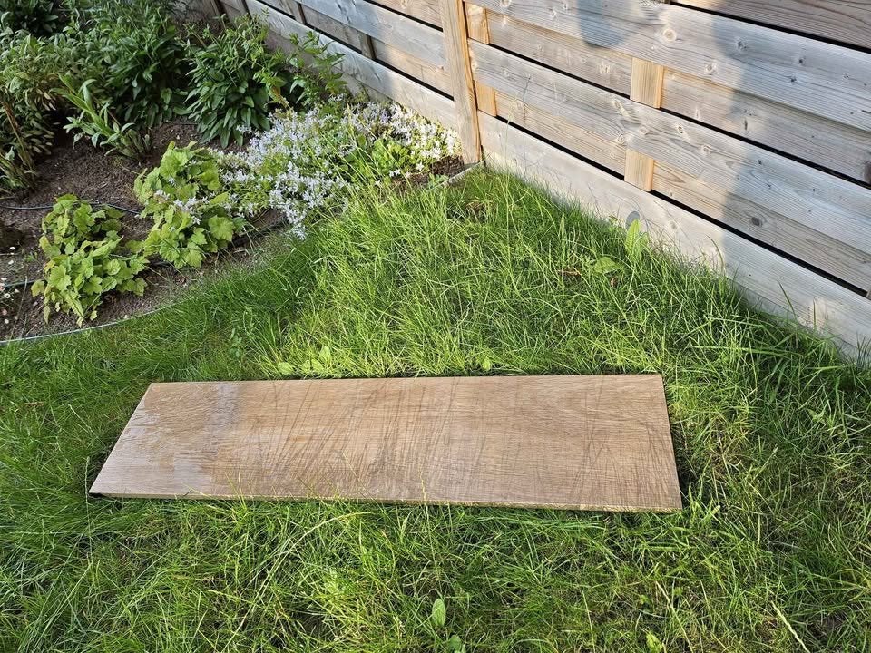Nieuw: 30m² Keramische Houtlook Tegels Italiaans (120x30x2), Tuin en Terras, Tegels en Klinkers, Ophalen, Keramiek, Nieuw, 10 m² of meer