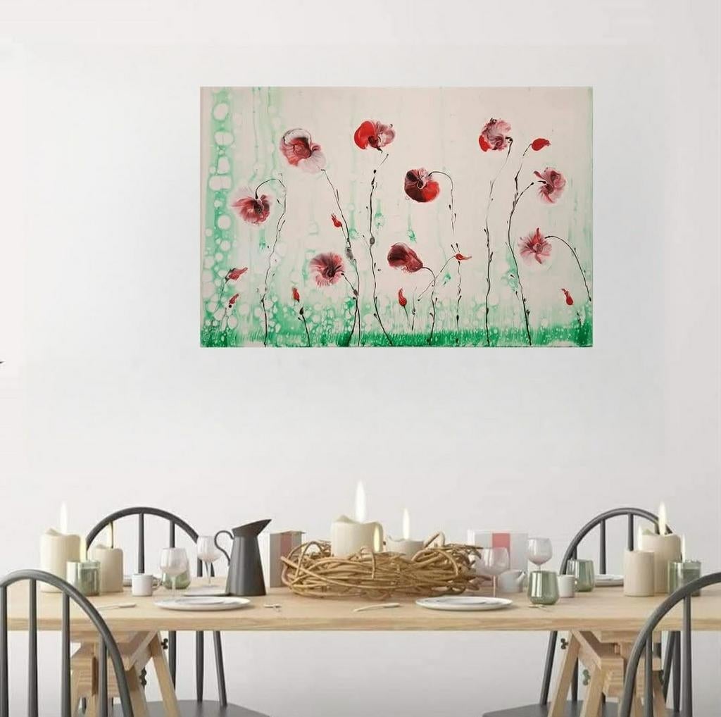 L'odeur des fleurs ️️, Antiquités & Art, Art | Peinture | Abstraite, Enlèvement