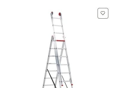 Grande échelle transformable Altrex "All round" 180 euros, 2 à 4 mètres, Pliable ou rétractable/escamotable, Comme neuf, Échelle