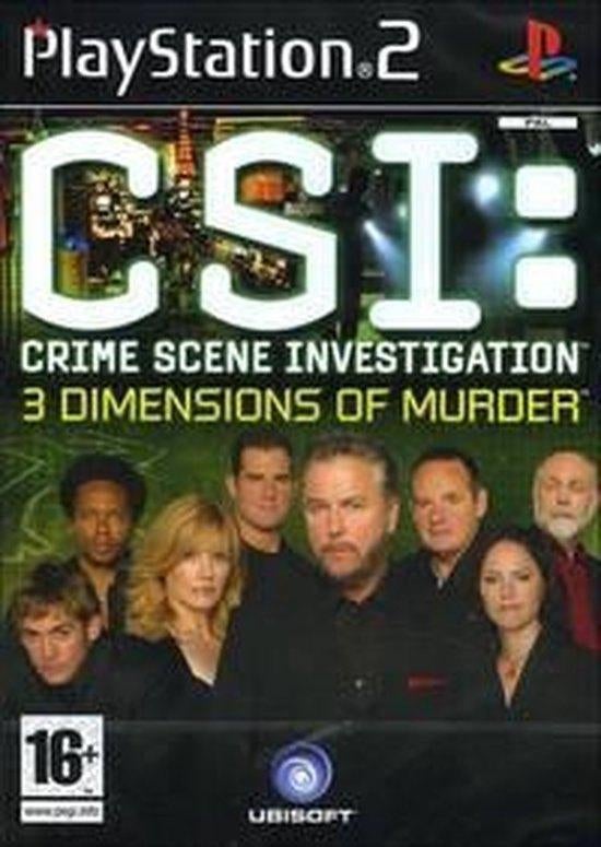 CSI Crime Scene Investigation 3 Dimensions of Murder, Enlèvement ou Envoi, 1 joueur, Aventure et Action, À partir de 16 ans