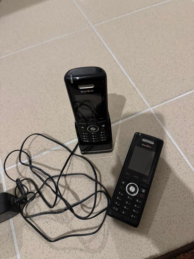 Swyx DECT phone D510 handset + charging + clip Swyxphone TOP, Ophalen of Verzenden, Zo goed als nieuw