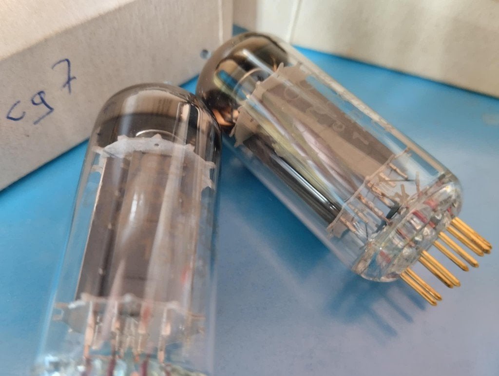 EH 6cg7 tube goldpins, Audio, Tv en Foto, Buizenversterker, Ophalen of Verzenden