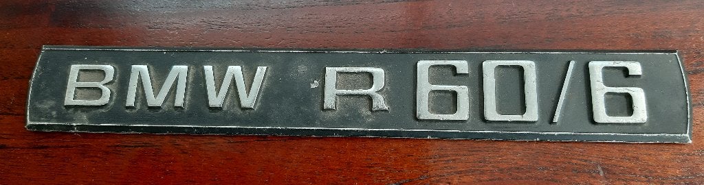 BMW R60/6 embleem origineel, Motos, Enlèvement ou Envoi, Utilisé